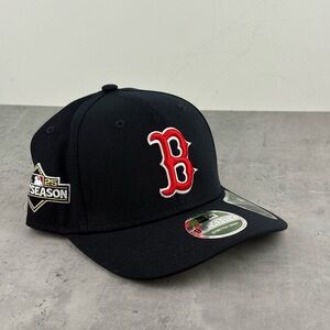 Men's New Era  Navy Boston Red Sox Player Replica 9SEVENTY Adjustable Hat